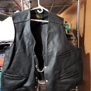 Reed Sportswear Leather Motorcycle Vest